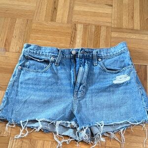 Madewell Stylish Blue Denim Women Shorts